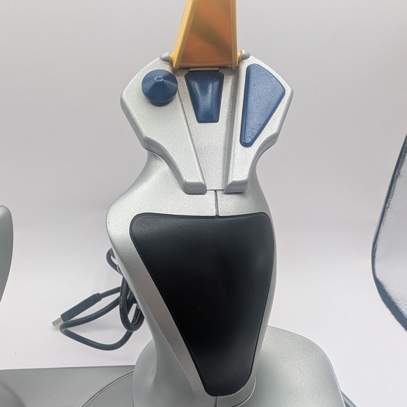 Thrustmaster Top Gun Afterburner Force Feedback Joystick Gaming - Tested - Picture 2 of 11